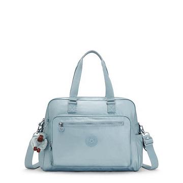 Kipling Alanna Metallic Diaper Bag Väska Turkos | SE 1974MQ